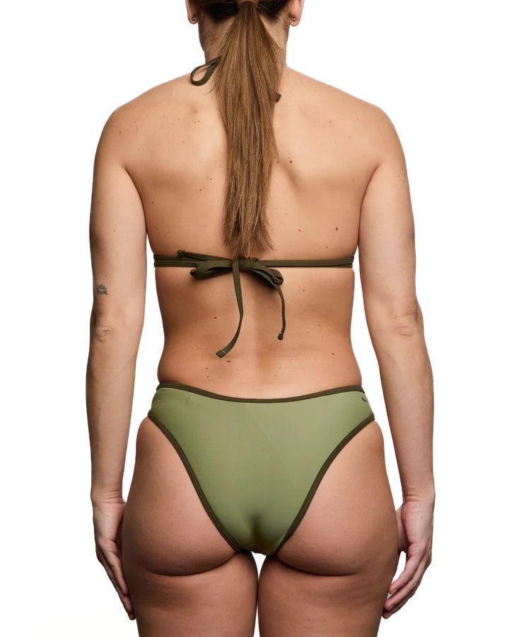 Bikini Top Khaki Green