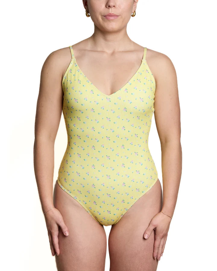 One-Piece Swimsuit Sunny Flowers